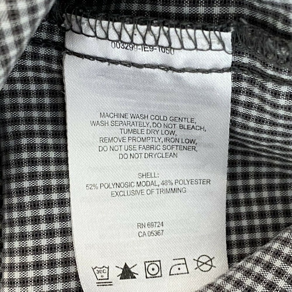 Columbia Declination Trail II Medium Short Sleeve Shirt Omni-Shade Gray Plaid - Picture 7 of 12